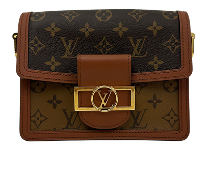 Dauphine, 1.900&euro;, Bolso, Marrón, Canvas - General, Vista frontal